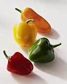 Four baby peppers