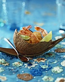 Garnelen mit Kokos und Limetten (Karibik)