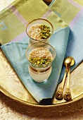 Keskül (almond milk dessert; Turkey)