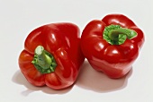 Two red peppers