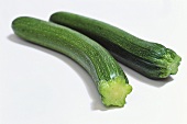 Two courgettes