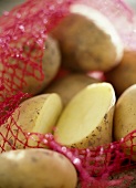 Potatoes in net