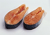 Two salmon cutlets