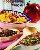 Sweet saffron rice (Turkey)