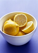 Lemons in a bowl