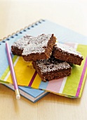 Chocolate and coconut brownies
