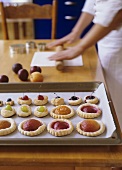 Puff pastry with fruit