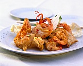 Shrimps in batter