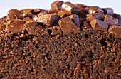 Chocolate cake (close-up)