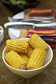 Corncobs in a bowl