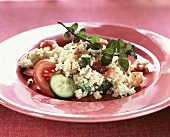 Couscous salad with mint