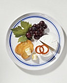 Cheese plate with Camembert
