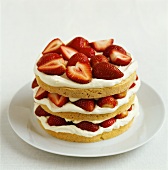 Strawberry Shortcake mit Sahne
