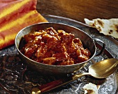 Curry Vindaloo (scharf zubereitetes Schweinefleisch, Indien)