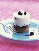 Yoghurt cake with blueberries