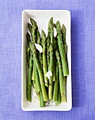 Green asparagus with butter