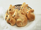 Easter Bunny bread rolls