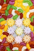 Jelly Beans und Geleebonbons