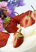 Fresh Strawberries with Cream