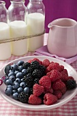 Mixed berries and yoghurt