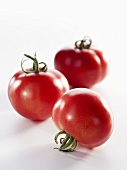 Three tomatoes, variety 'Berner Rosen'