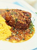Ossobuco alla milanese (Braised slices of shin of veal)