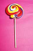A coloured lollipop
