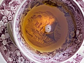 View into a cup of tea