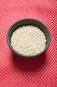 Sesame seeds in a dish
