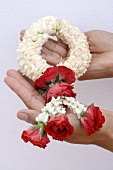 Flower wreath (Buddhist lucky charm)