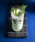 Cucumber and wasabi drink