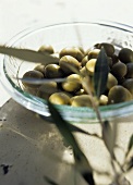 Green Spanish olives