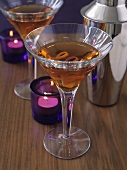 Rob Roy in a cocktail glass