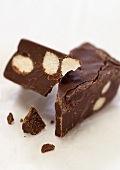 Chocolate fudge with nuts