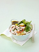 Thai chicken salad with noodles