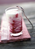 Milk with Strawberry Syrup