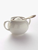 A Sugar Bowl with Spoon