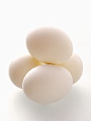 Four White Eggs