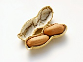 A Peanut with the Shell Opened