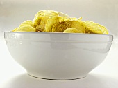 Potato Chips in a Bowl