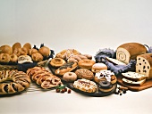 Variety of Baked Goods and Pastries