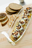 Marinated, Peppered Goat Cheese
