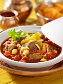 Lamb tagine with chickpeas