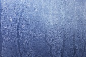 An icy window pane (macro zoom)