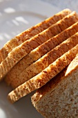 Slices of wholemeal bread