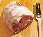 Four Pound Bear Roast; Uncooked on Cutting Board