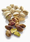 Pistachios, with and without shells