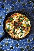 Pan Cooked Moroccan Egg Dish with Harissa