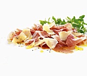 Prosciutto with Parmesan and rocket