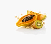 Exotic fruits and nuts